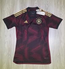 Image of NEW Germany 2022-2024 Away Adidas Shirt BNWT Rare Adidas Jersey S Slim Fit