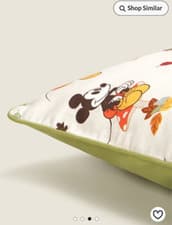 Image of BNWT GEORGE DISNEY MICKEY & MINNIE MOUSE 100% COTTON CUSHION COVER brand new