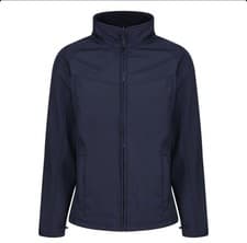 Image of Regatta TRA642 Men's Water-Repellent Softshell Jacket Navy Size Medium