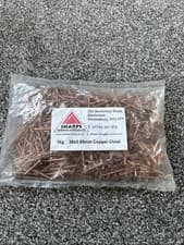 Image of Copper Clout Nails 38x2.65mm For Roofing Slates - 1kg Bag