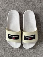 Image of Ralph Lauren Polo Sport slides, BRAND NEW UNWORN, size 6