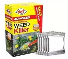 Image of 10x Doff Advanced Glyphosate WeedKiller Concentrate Weed & Root Killer Sachets