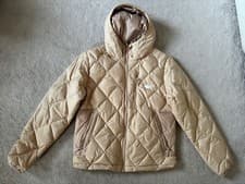 Image of ADIDAS BEIGE CREAM HOODED DOWN JACKET SIZES S M L NEW RRP £150