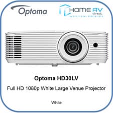 Image of Optoma HD30LV - Full HD 1080p Large Venue Projector - White