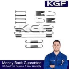 Image of KGF Rear Brake Shoes Fitting Kit Fits Vauxhall Corsa Fiat Grande Punto