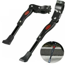 Image of HEAVY DUTY ADJUSTABLE MOUNTAIN BIKE BICYCLE CYCLE PROP SIDE REAR KICK STAND