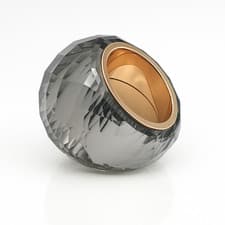 Image of Swarovski Nirvana Cocktail Ring, White Clear Crystal Grey Size 52/S 5474356