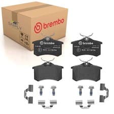 Image of Rear Brake Pad Fits VW Audi Seat Skoda A4 A6 A1 A3 Polo Brembo P85020