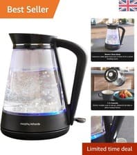 Image of Illuminated Glass Kettle - 1.7L with 360 Swivel Base & Rapid Boil