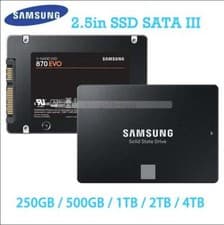 Image of 2.5" SSD SAMSUNG 870 EVO 2TB 1TB 500GB 250GB SATA 3 Laptop Solid State Drive lot