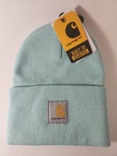 Image of Carhartt Knit Cuffed Beanie A18, Turquoise NWT