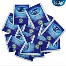 Image of Tetley Tea Bags Sachets NEW - 10 Individual Enveloped Tagged -ideal for work !
