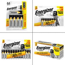Image of Energizer AA AAA Alkaline Power Batteries LR6 LR03 Value Pack 4-144x