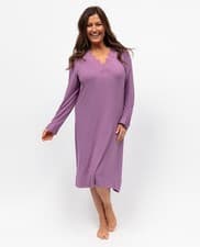 Image of Cyberjammies Nora Rose Rhea Womens Lace Detail Jersey Short Nightdress