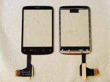 Image of Genuine HTC Wildfire Black Digitizer / Touchscreen - 83H00289-00