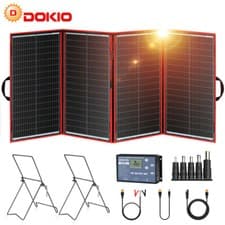 Image of 300w 12v Portable Foldable Solar Panel Kit For Camping/Caravan/Power station