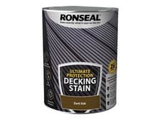 Image of Ronseal Ultimate Protection Decking Stain Dark Oak 5 litre