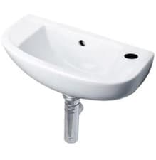 Image of Duchy Lily Slimline Cloakroom Basin 450mm Wide 1 RH Tap Hole EC1011