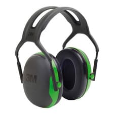 Image of 3M PELTOR X1A Ear Defenders Headband, 27 Db, Green