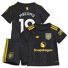 Image of Manchester United adidas Third Babykit 2025-26 with Mbeumo 19 printing