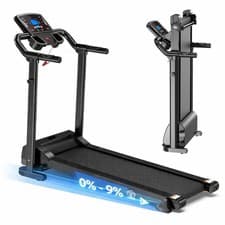 Image of Electric Treadmill 9% incline Foldable Running Walking Gym Machine Manual Home