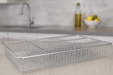 Image of Stainless Steel Cutlery Tray Drawer Organiser Small Storage Kitchen Utensils
