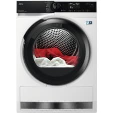 Image of AEG TR849P4B 8000 AbsoluteCare 9kg Heat Pump Tumble Dryer in White 54151