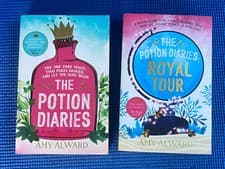 Image of x2 The Potion Diaries + Royal Tour by Amy Alward Paperback Magic Alchemy NEW