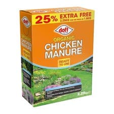 Image of Doff Organic Pelleted Chicken Manure Fertiliser Orange