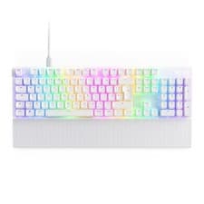 Image of NZXT Function 2 Gaming Keyboard, White, NZXT SWIFT Optical Switches, Per-Key RGB