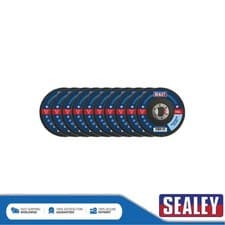 Image of Sealey 115mm Zirconium Flap Discs 60Grit 22mm Bore Pack of 10 FD1156010