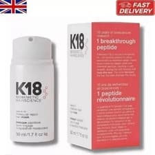 Image of K18 Biomimetic Hairscience Leave-In Molecular Repair Hair Mask 50ml New Free P&P