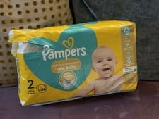 Image of Pampers Premium Protection New Baby Skin Comfort Size 2 Nappies Quantity 35