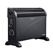 Image of Schallen Modern Black 2000W Electric Convector Radiator Heater with Thermostat