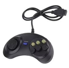 Image of Sega Mega Drive II - 6 Buttons Wired Joy Pad - Controller - Brand New