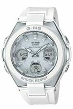 Image of CASIO watch BABY-G G-MS Solar radio MSG-W100-7AJF Ladies White NEW from Japan