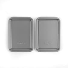 Image of Salter Essentials 2-Piece Oven Tray Set – Non-Stick, UK Made, 5 Yr Guarantee