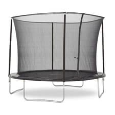 Image of Plum Fun Springsafe 10ft Trampoline and Enclosure - Black - New & Boxed