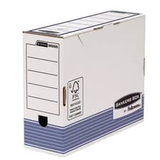 Image of Bankers Box 100mm A4 Transfer File - Blue Pack of 10