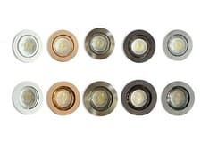Image of Recessed Ceiling Light Fitting GU10 LED Downlight Twist Lock Dimmable Spotlight