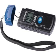 Image of Draper Moisture Meter Digital Damp Detector Tester Wood Walls Plaster 43618 Tool