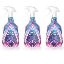 Image of Astonish Oxy Active Fabric Stain Remover Spray 750ml x 3