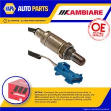 Image of Lambda Sensor fits PEUGEOT 607 2.2 00 to 10 Oxygen Cambiare Quality Guaranteed