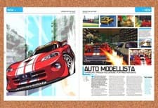Image of Auto Modellista PS2 Original 2002 Ad Authentic Capcom Racing Video Game Promo 2