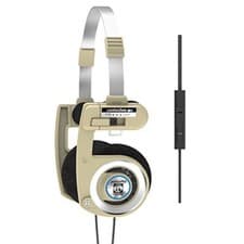 Image of Koss Porta Pro Limited Edition Rhythm Beige On-Ear Headphones with carrying case