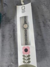 Image of Orla Kiely OK2224 Watch Ladies Quartz Flower Design Strap Women's