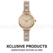 Image of Radley Ladies Girls Watch - Rose Gold Pink Strap With Dogs - Ry21138A - New
