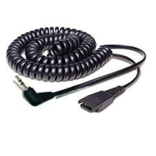 Image of Jabra 8800-01-46 2M QD Coiled Cord 2.5mm Plug To Phones with 2.5mm Headset Jack