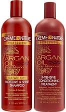 Image of Creme of Nature Argan Oil Sulfate-Free Shampoo & Conditioner 591 ml Set