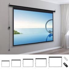 Image of XL HD Home Theater Electric Motorised Projector Screen 16:9 4:3 Projectio Cinema